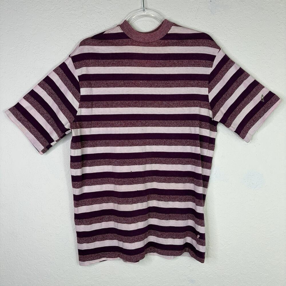 Golden Breed Vintage Single Stitch Tee Stripes FLAWED, Size XL(see measurements)